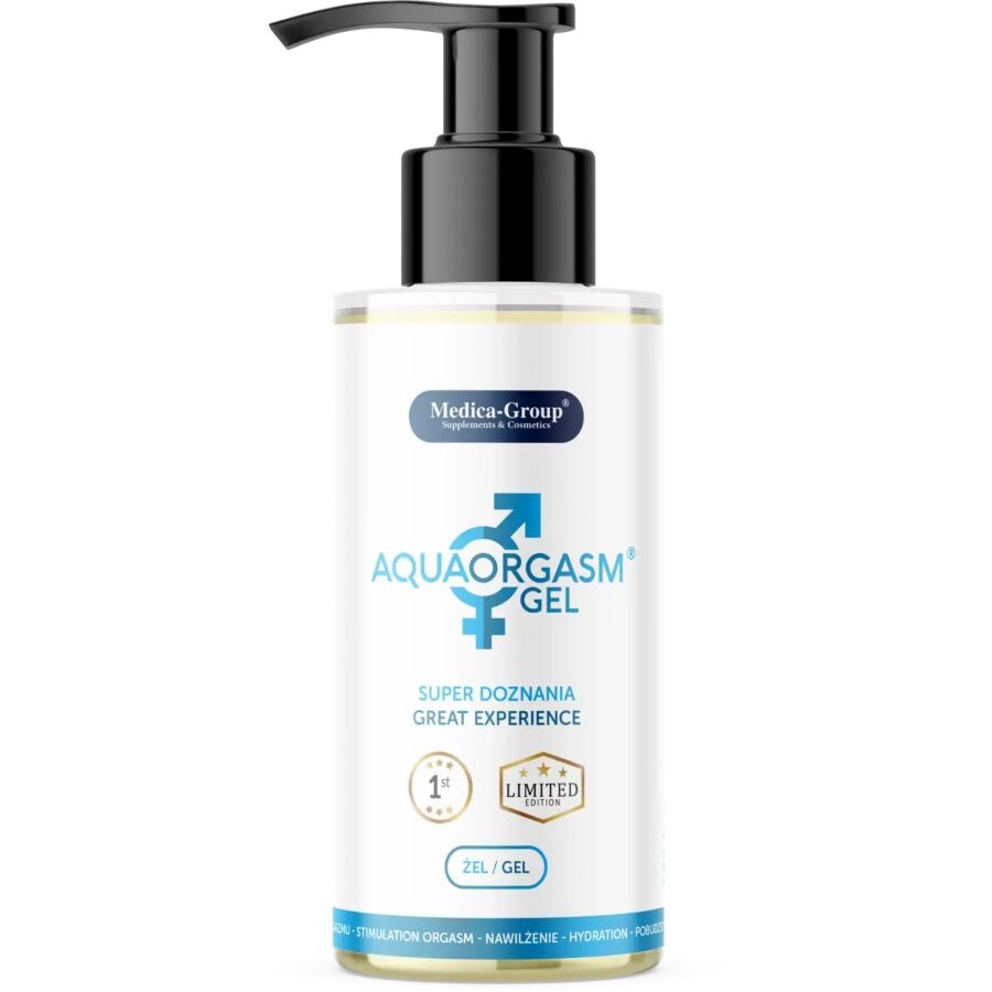 Gel Intime Stimulant Aqua Orgasm Menthe Poivrée 150 ml - Medica Group