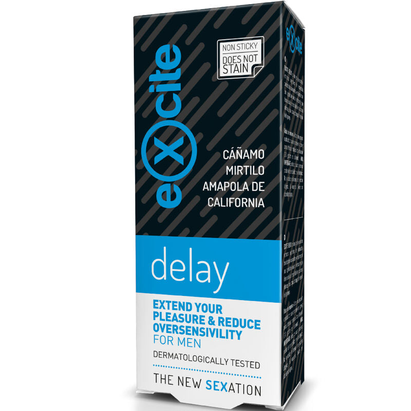 Gel Retardant Excite Delay Effet Rafraîchissant aux Extraits de Plantes 20 ml - Excite