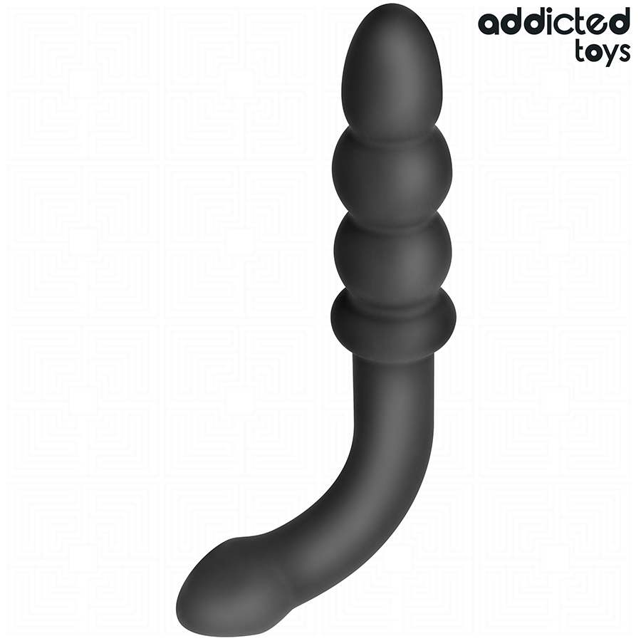 Gode Anal Double Boules Progressives Silicone 16,5 cm - Addicted Toys
