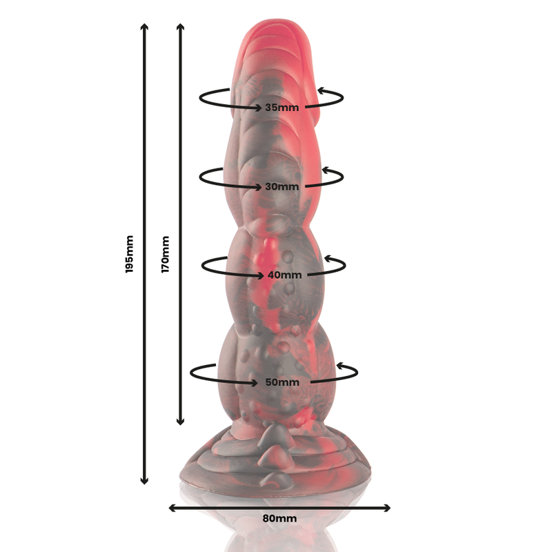 Gode Ares Silicone Inspiration Mythologique Base Ventouse - Epic