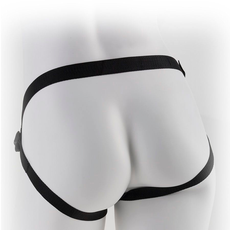 Gode Ceinture Harnais Stay-Put Néoprène Réglable 3 Anneaux - Fetish Fantasy