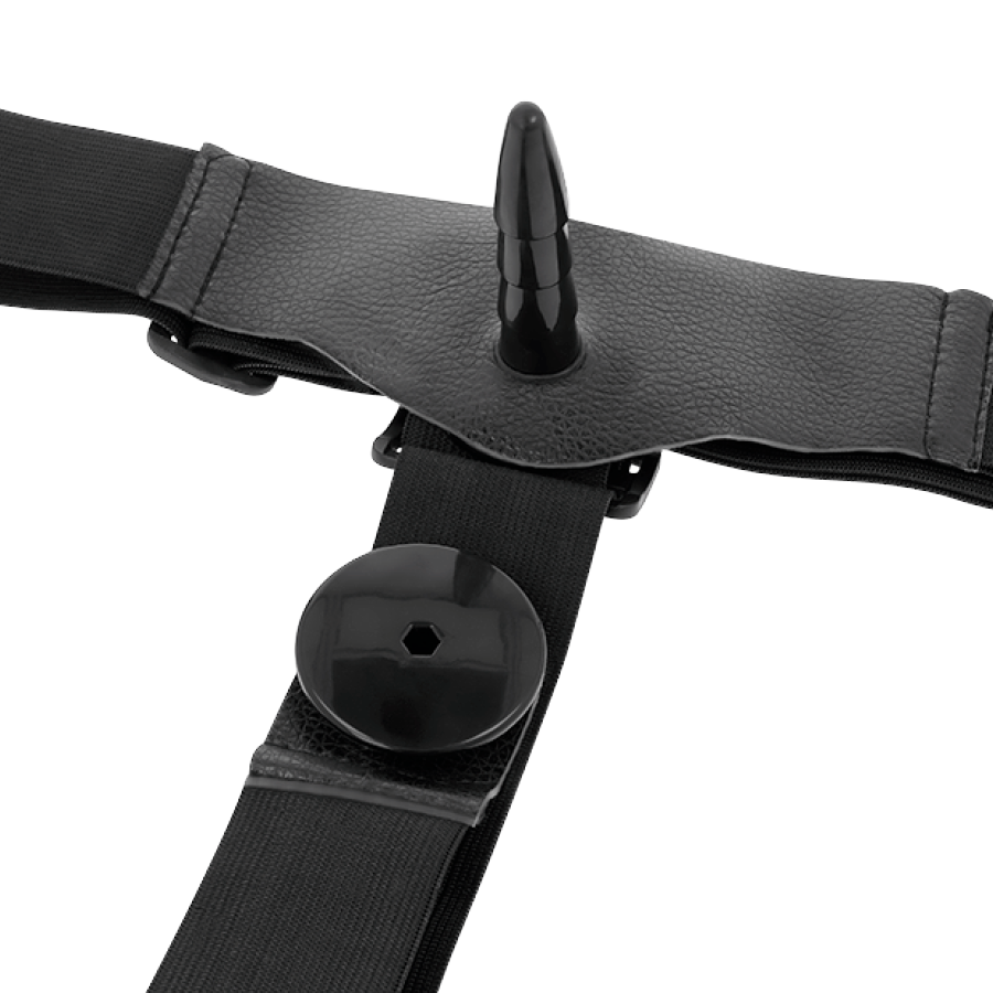 Gode Ceinture Vibrant Double Pénétration Harris 18 cm - Harness Attraction