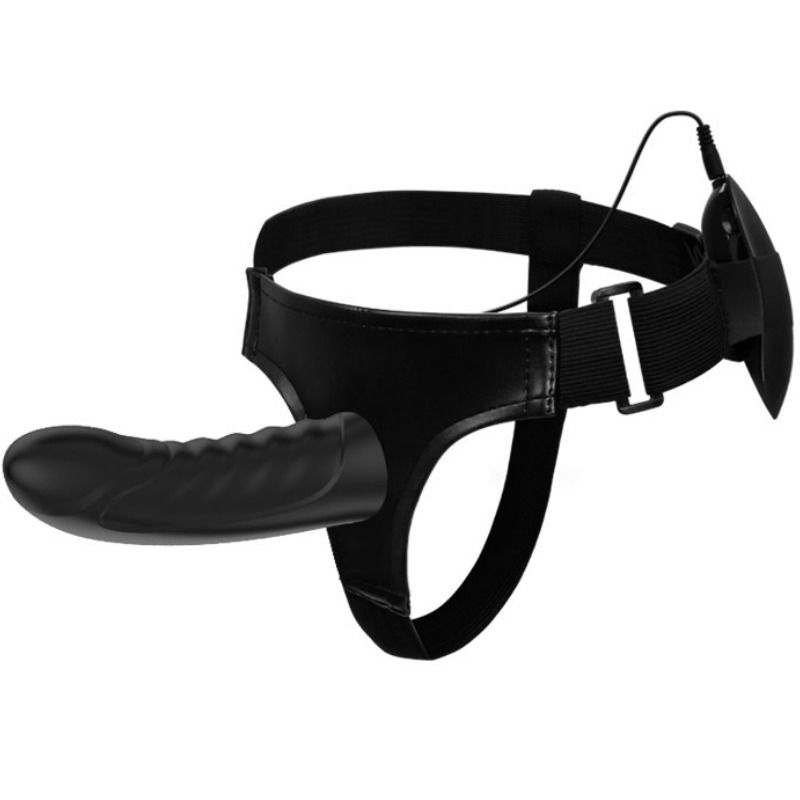 Gode Ceinture Vibrant Marvin Gode Tunnel Silicone Veiné Réglable - Pretty Love
