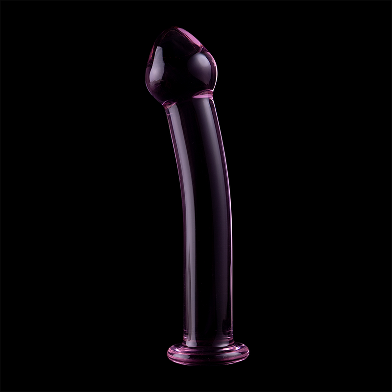 Gode en Verre Borosilicate Modèle 11 Rose 16 cm Thermosensible - Nebula Series By Ibiza