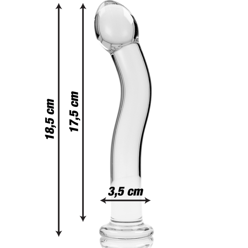 Gode en Verre Borosilicate Nebula Modèle 18 - 18,5 cm