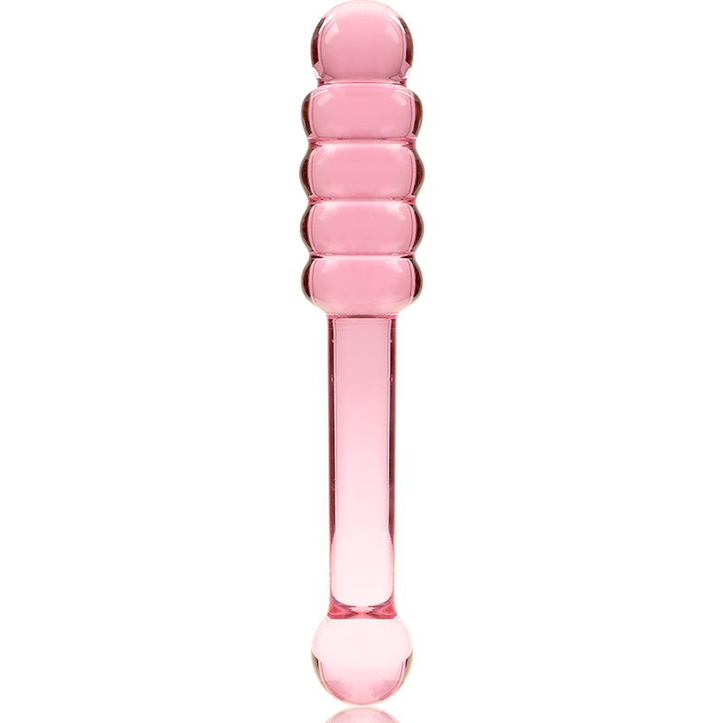 Gode en Verre Borosilicate Nebula Modèle 20 Rose 20,5 cm