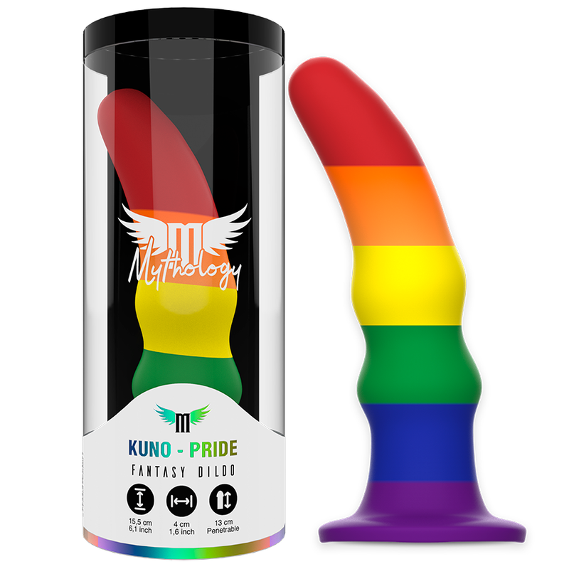 Gode Fantasy Kuno Pride Silicone Flexible Ventouse 2 Tailles - Mythology
