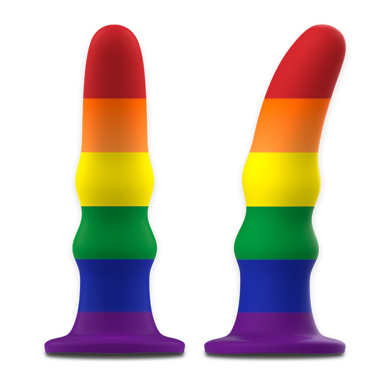 Gode Fantasy Kuno Pride Silicone Flexible Ventouse 2 Tailles - Mythology