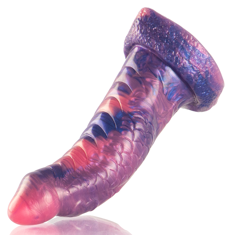Gode Fantasy Medusa Silicone Texturé Base Ventouse 17 cm - Epic Cybersilicock