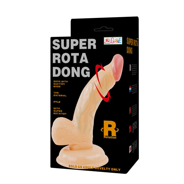 Gode Rotatif Réaliste Super Rota Dong Ventouse Multi-Vitesses - Baile