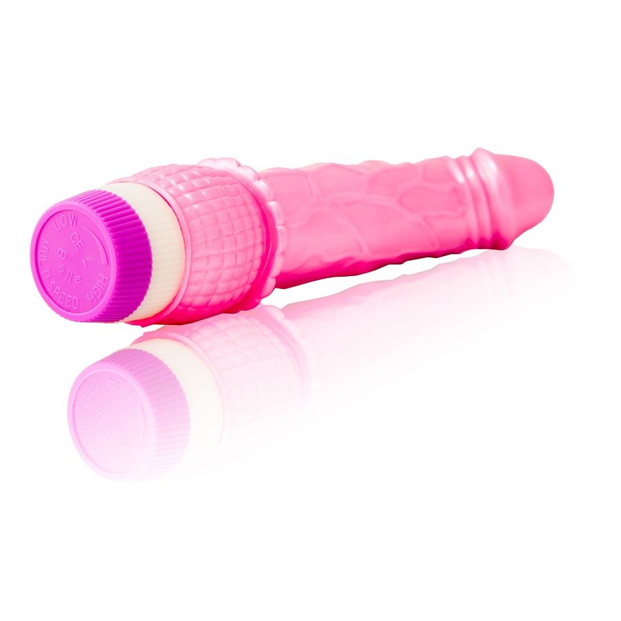 Gode Vibrant Réaliste Vagues de Plaisir - Multivitesse PVC - Baile