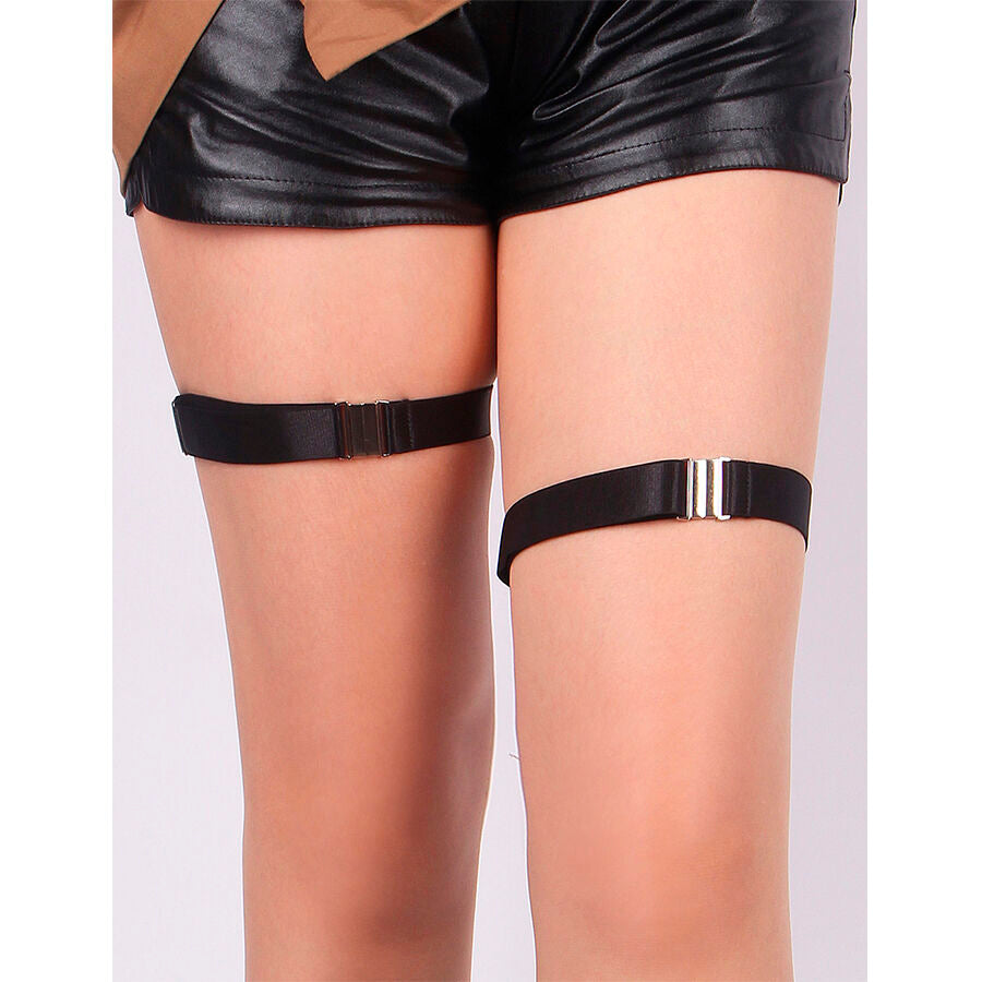 Harnais de Jambe Boucles Réglables Élastique Cuir Synthétique - Subblime
