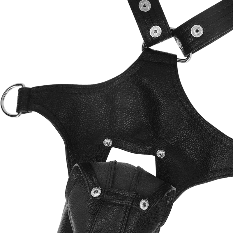 Harnais Homme Forme V Cuir Vegan Taille Unique - Fetish Submissive