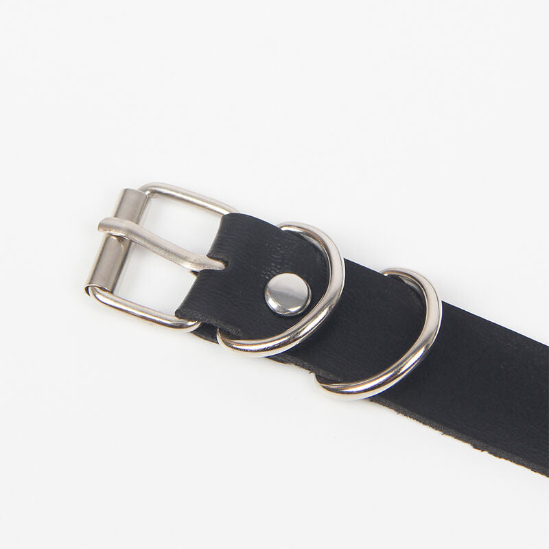 Harnais Jarretières avec Anneaux Cuir Taille Unique Noir - Subblime