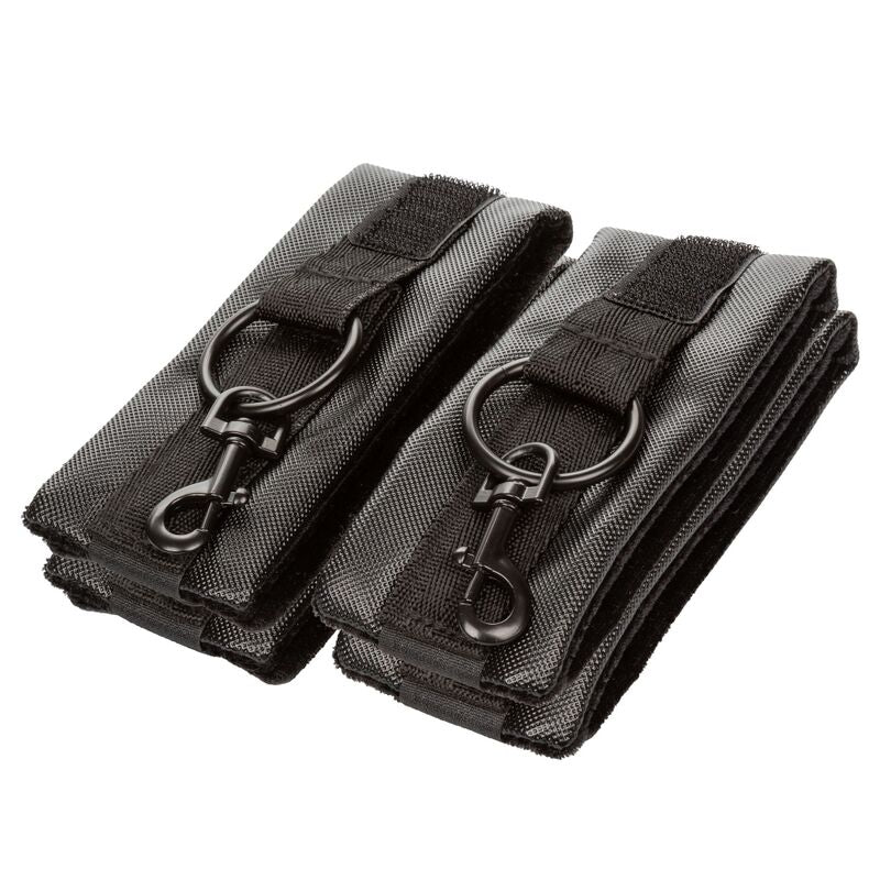 Hogtie BDSM Boundless 4 Attaches Réglables Cuir Vegan - CalExotics