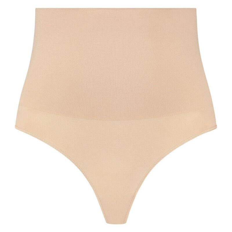 BYE-BRA - Nahtloser Shapewear-Tanga, Beige, Größe XXL