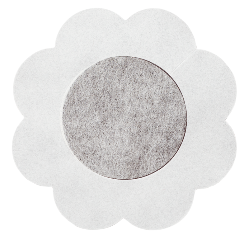 BYE-BRA - Blumen-Tamelon-Cups, 3er-Pack, Braun, Größe XL