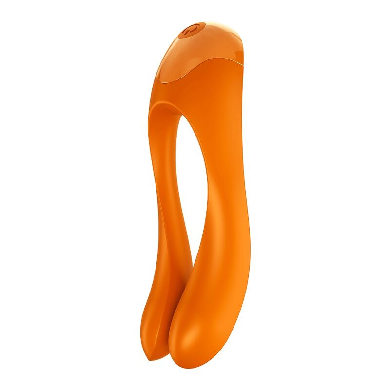 Oranger Zuckerstangen-Fingervibrator