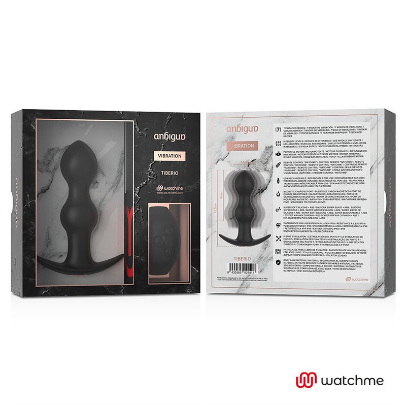 Watchme – Anal-Vibrator-Plug mit Fernbedienung Tiberio