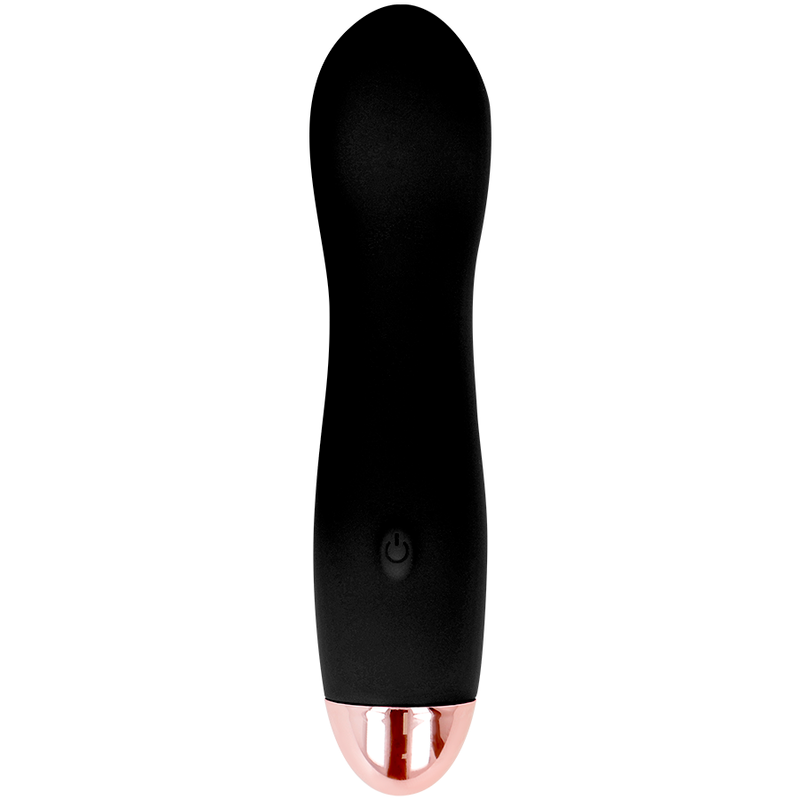 DOLCE VITA - EIN SCHWARZER, WIEDERAUFLADBARER VIBRATOR MIT 7 GESCHWINDIGKEITEN
