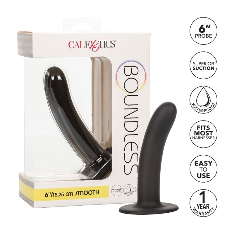 CALEXOTICS - BOUNDLESS DILDO 15,25 CM KOMPATIBLES GLATTES HARZ