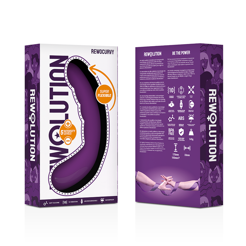 REWOLUTION - REWOCURVY FLEXIBLER WIEDERAUFLADBARER VIBRATOR