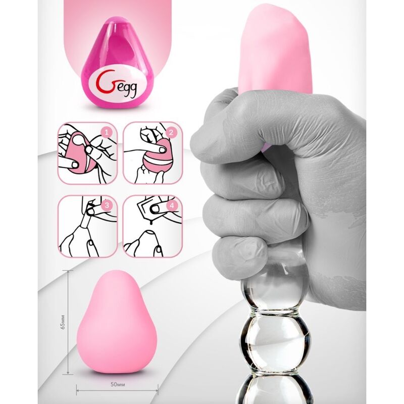 Pink Egg – Wiederverwendbarer, strukturierter Masturbator