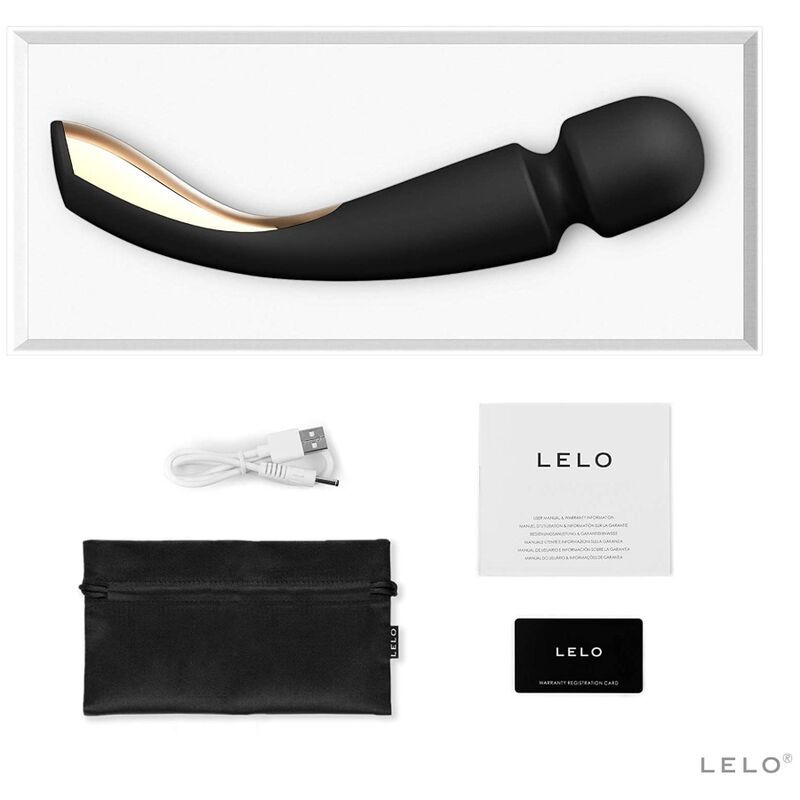 LELO - SMART MEDIUM WAND 2 SCHWARZER MASSAGER