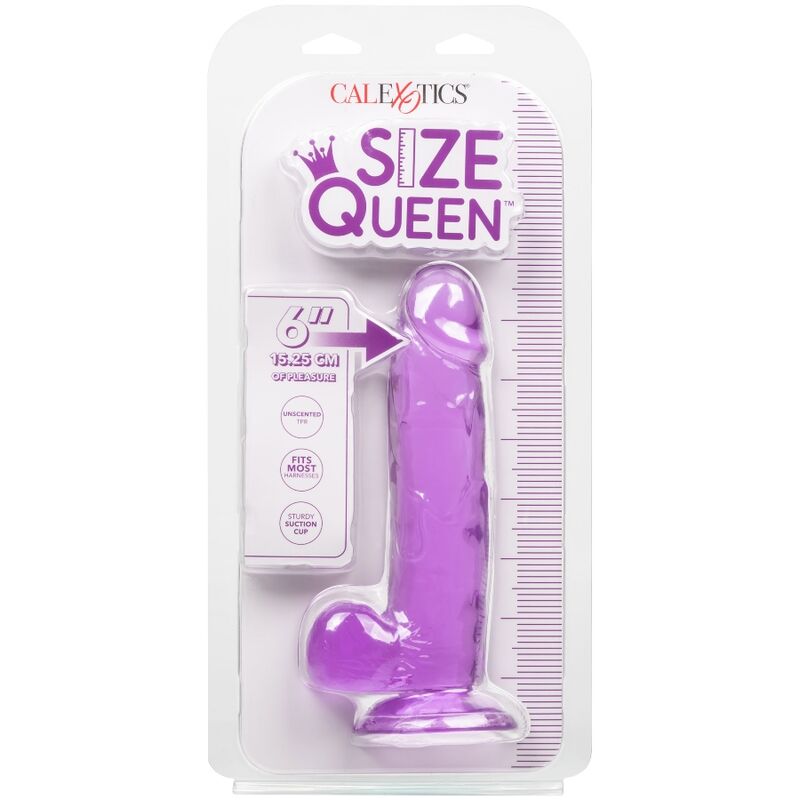 CALEXOTICS – DILDO IN QUEEN SIZE, LILA, 15,3 CM