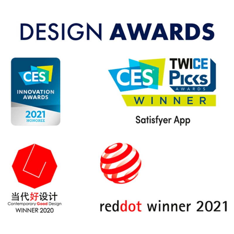 SATISFYER - DOPPELTER VIBRATOR-PARTNER LILA