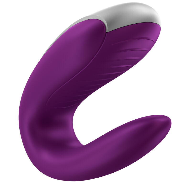 SATISFYER - DOPPELTER VIBRATOR-PARTNER LILA