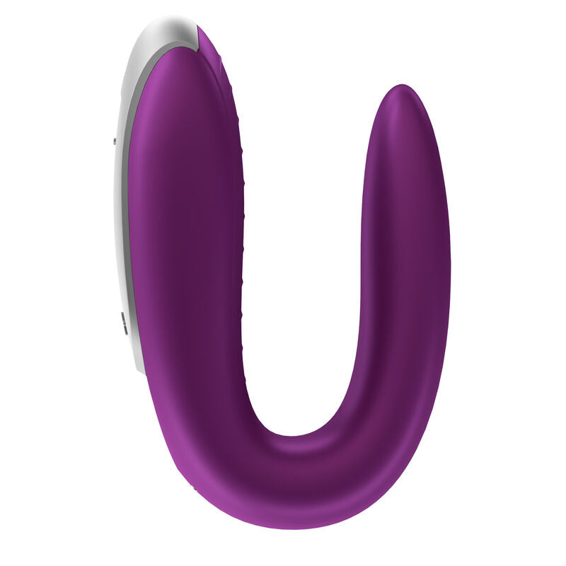 SATISFYER - DOPPELTER VIBRATOR-PARTNER LILA