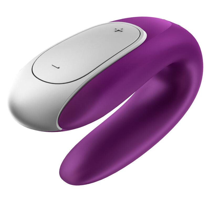 SATISFYER - DOPPELTER VIBRATOR-PARTNER LILA