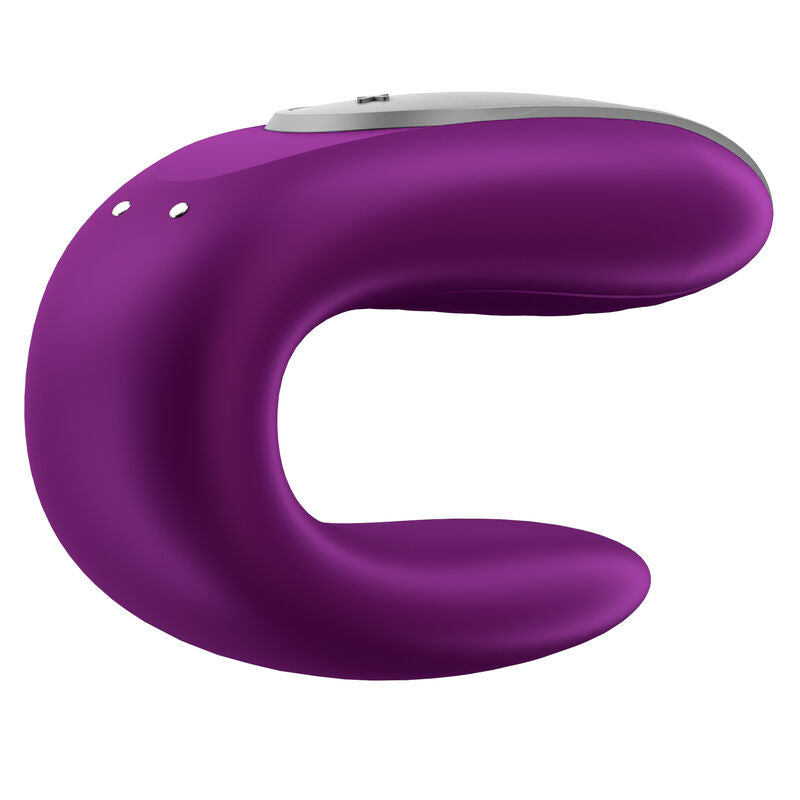 SATISFYER - DOPPELTER VIBRATOR-PARTNER LILA