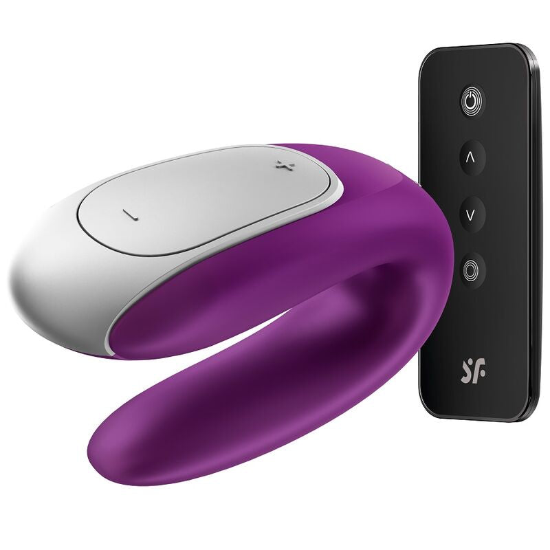 SATISFYER - DOPPELTER VIBRATOR-PARTNER LILA