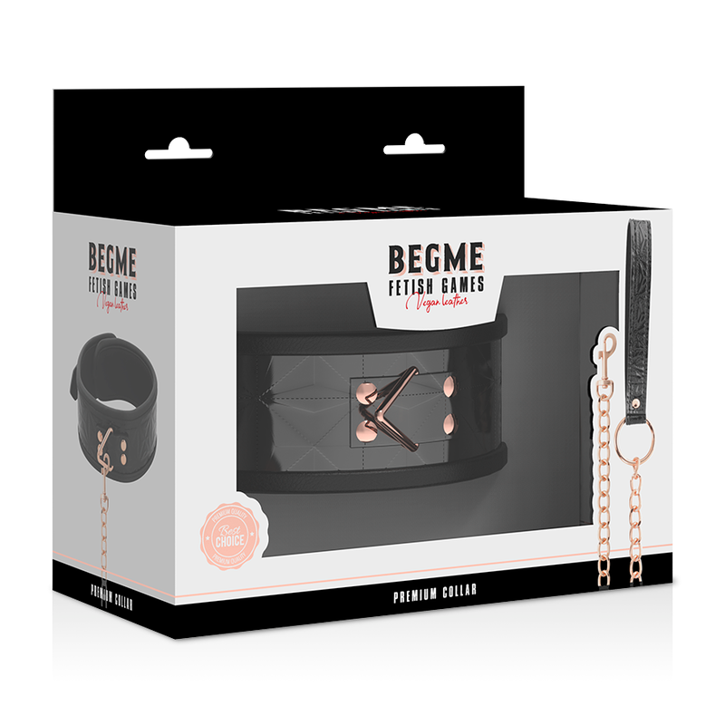 BEGME - BLACK EDITION PREMIUM VEGAN LEDER-KETTE