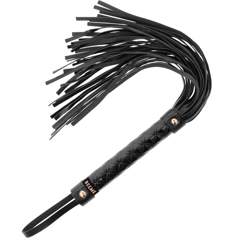 BEGME - BLACK EDITION FLOGGER AUS VEGANEM LEDER