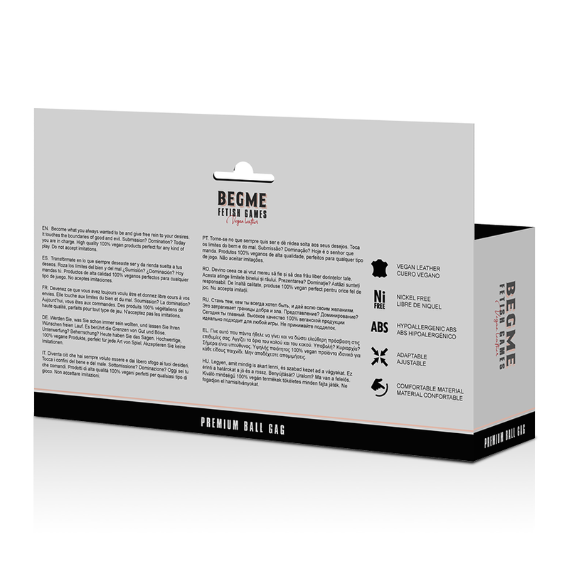 BEGME - VEGANER LEDER-JAW ROTE EDITION