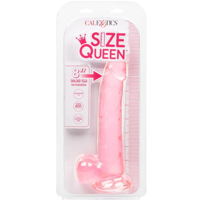 Rosa Dildo in Queen-Size-Größe, 20,3 cm