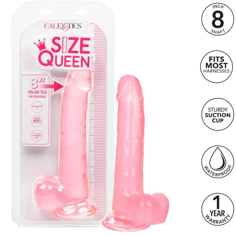 CALEXOTICS - QUEEN SIZE PINK DILDO 20,3 CM
