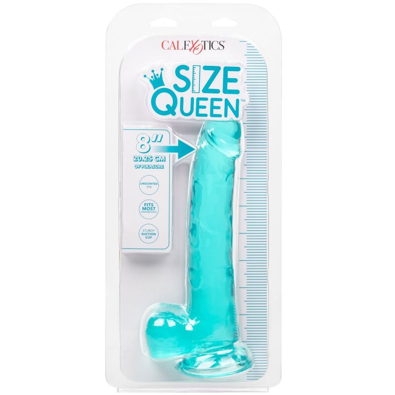 CALEXOTICS - QUEEN SIZE DILDO BLAU 20,3 CM
