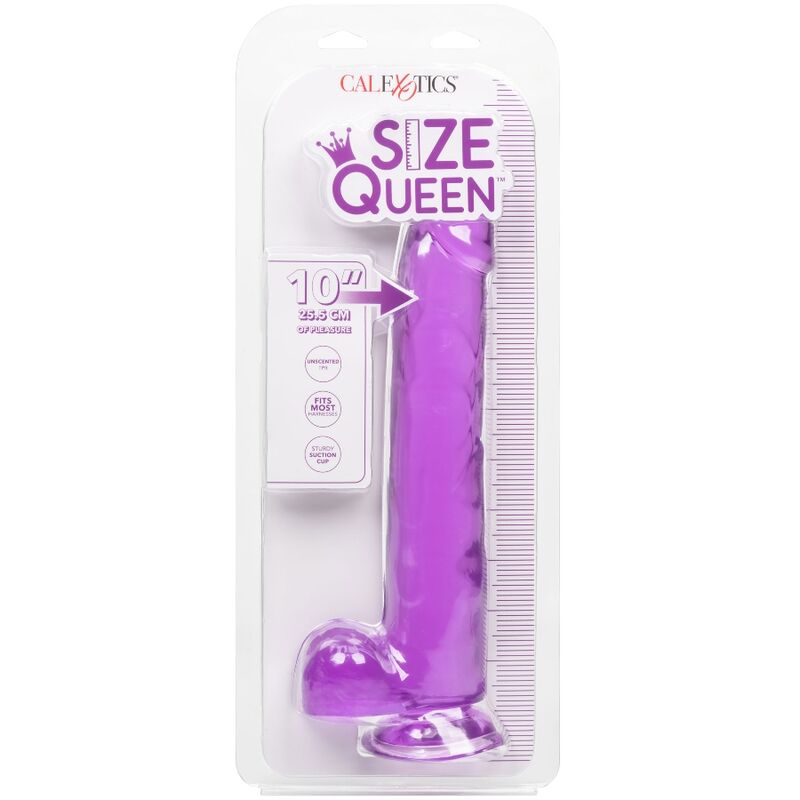 CALEXOTICS – DILDO IN QUEEN SIZE, LILA, 25,5 CM
