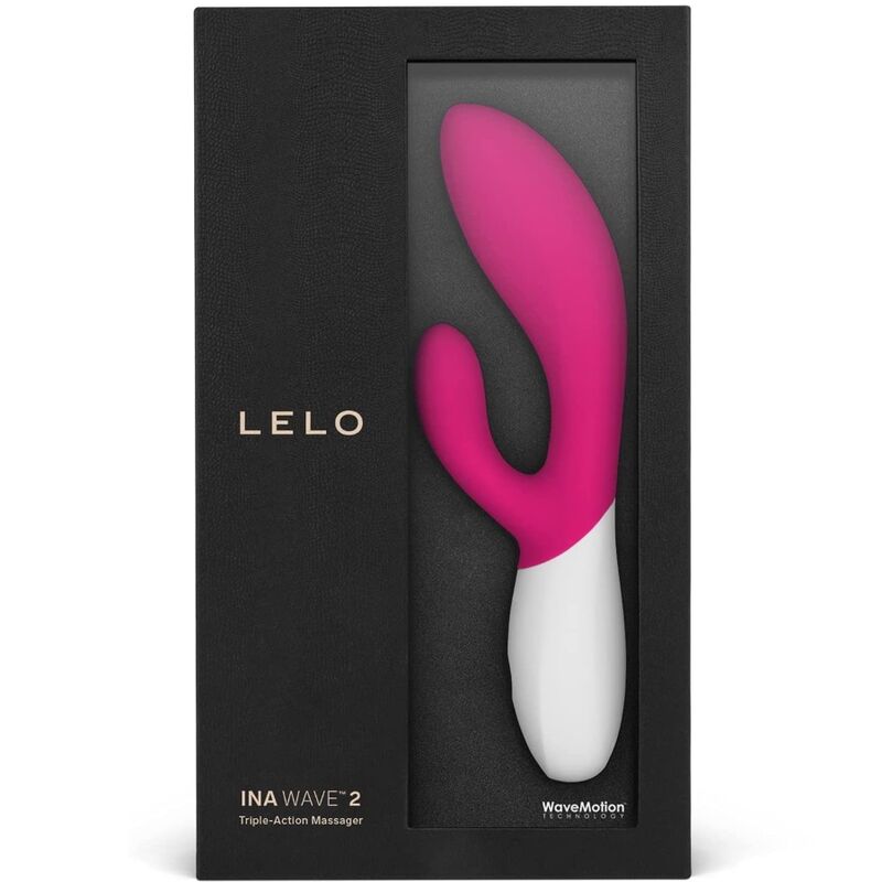LELO - INA WAVE 2 VBRADOR LUXE SPECIAL CHERRY MOVEMENT
