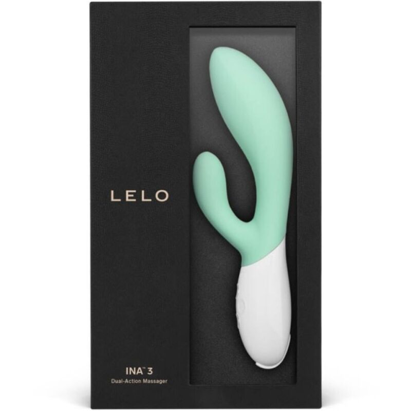 LELO - INA 3 LUXUS-VIBRATOR IN KANINCHENGRÜN MIT ALGEN