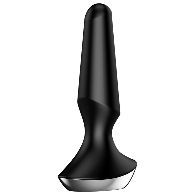 ilicious schwarzer Vibrator mit 2 Steckern