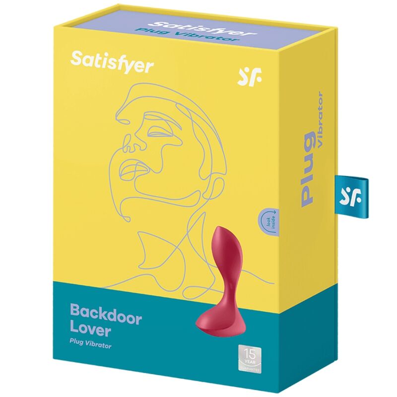 Roter Backdoor Lover Vibrationsplug