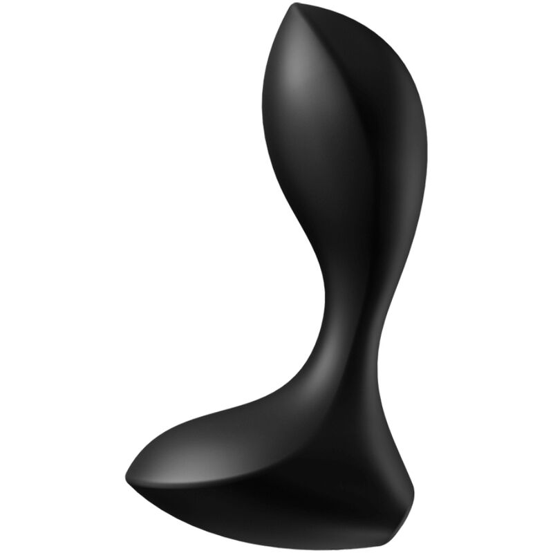 SATISFYER - VIBRIERENDER ANALVERSCHLUSS FÜR DEN PO (SCHWARZER STECKER)