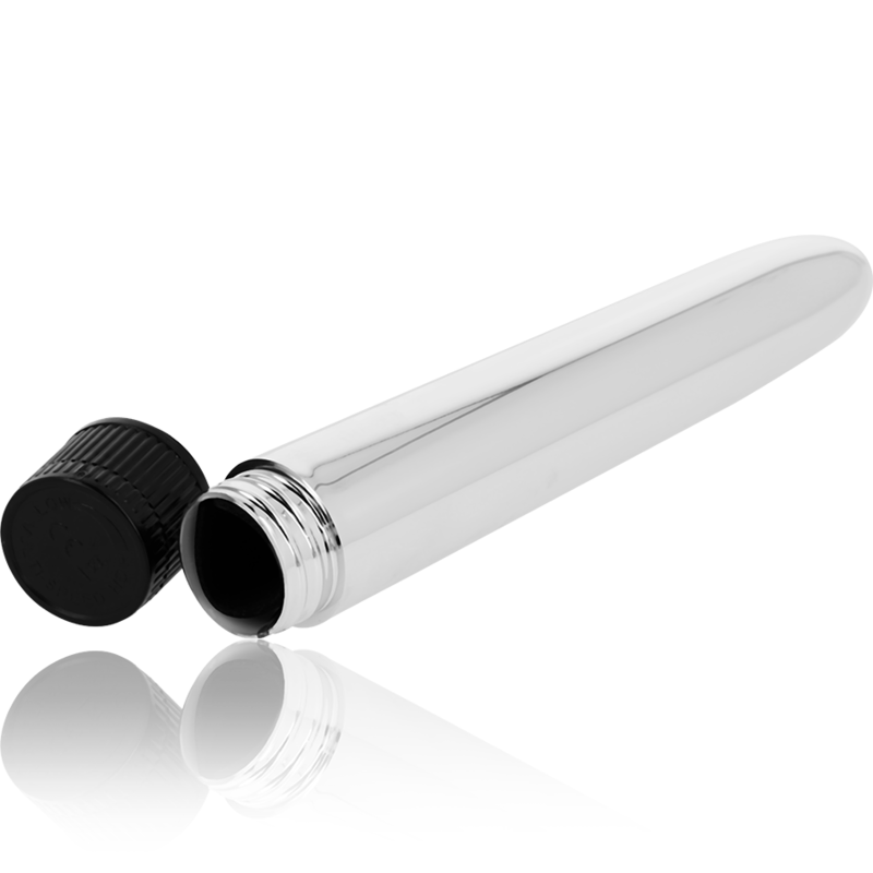 OHMAMA - KLASSISCHER SILBERNER VIBRATOR 17,5 CM