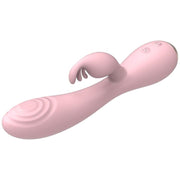 Magic Stick Vibrator mit Rabbit - Hellrosa