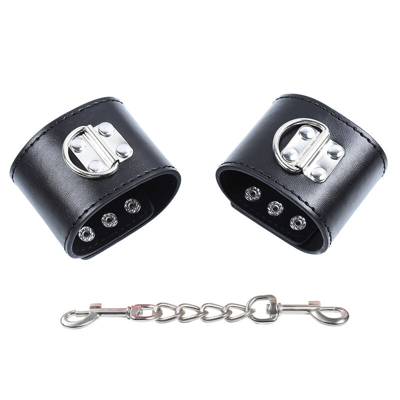 Handgelenkfesseln mit Metalldruckknopfverschluss